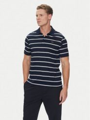 Paul&Shark Polo 25411233 Granatowy Regular Fit. Niebieskie koszulki polo męskie PAUL&SHARK, m, bez wzorów, z bawełny, bez kołnierzyka, bez ramiączek. Za 609.99 zł.