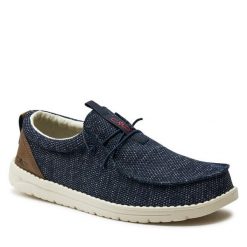 Półbuty CMP. Niebieskie codzienne półbuty męskie CMP, bez wzorów, bez obcasa, bez zapięcia. Za 259.99 zł.