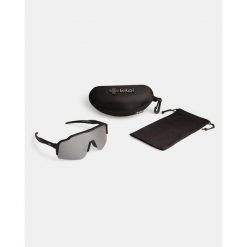 Okulary przeciwsłoneczne unisex Kilpi SOLIS-U. Czarne okulary przeciwsłoneczne męskie Kilpi, bez wzorów, sportowe. Za 207.23 zł.