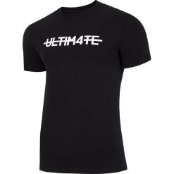 T-shirt męski TSM217 - głęboka czerń. T-shirty męskie marki 4f. Za 29.99 zł.