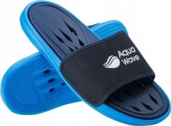 AquaWave Klapki męskie Peles Navy/Lake Blue r. 43. Niebieskie klapki i japonki męskie AQUAWAVE, bez wzorów. Za 66.75 zł.