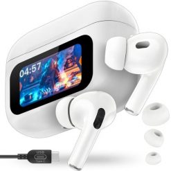 Słuchawki Bezprzewodowe Dokanałowe Douszne Bluetooth ANC Powerbank LCD Buds. Słuchawki bluetooth GoMedia. Za 72.99 zł.