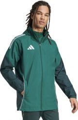 Kurtka męska Adidas Kurtka męska Tiro 25 Competition All-Weather zielona JI8936 2XL. Zielone kurtki męskie ADIDAS, m, bez wzorów, bez ramiączek, bez kaptura. Za 348.99 zł.