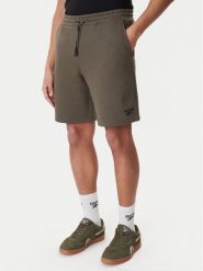 Reebok Szorty sportowe Armstrong RK25546CCM Zielony Regular Fit. Zielone szorty sportowe męskie Reebok, bez wzorów, z syntetyku, sportowe. Za 179.99 zł.