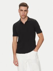 Marc O'Polo Polo 523 2091 53026 Czarny Regular Fit. Czarne koszulki polo męskie Marc O'Polo, l, bez wzorów, z bawełny, bez kołnierzyka, bez ramiączek. Za 199.99 zł.