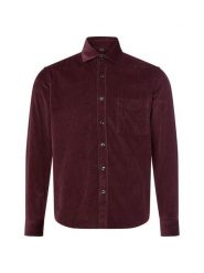 Nils Sundström Męska koszula sztruksowa Mężczyźni Regular Fit Bawełna lila jednolity, S. Koszule męskie Nils Sundström, m, bez wzorów, z bawełny, bez kołnierzyka, bez ramiączek. Za 249.95 zł.