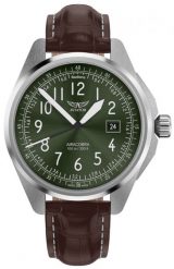 Zegarek męski Aviator V.1.38.0.324.4 brązowy. Brązowe zegarki męskie Aviator. Za 1,590.00 zł.