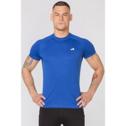 Koszulka termoaktywna z krótkim rękawem fitness męska Rough Radical Fury. Niebieskie bielizna termoaktywna męska ROUGH RADICAL, m, bez wzorów, bez ramiączek, na fitness i siłownię. Za 88.90 zł.