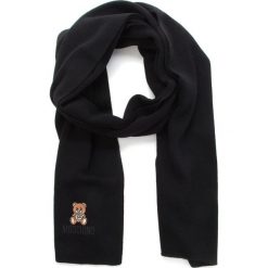 Szal MOSCHINO - 30319 M1866 016. Czarne szaliki męskie MOSCHINO, z materiału. Za 629.00 zł.