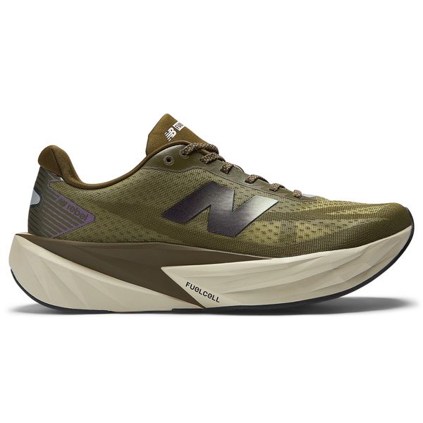 Buty męskie New Balance FuelCell Rebel v5 MFCXPB5 – zielone. Zielone buty do biegania męskie New Balance, bez wzorów, z gumy, bez zapięcia, do biegania. Za 749.99 zł.