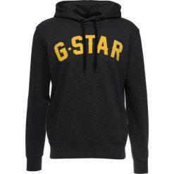 GStar HALGEN CORE HOODED Bluza z kapturem dark black heather. Bluzy nierozpinane męskie marki G-Star. Za 419.00 zł.