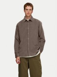 Selected Homme Koszula Gowen 16090182 Szary Regular Fit. Szare koszule męskie Selected Homme, m, bez wzorów, z bawełny, bez kołnierzyka, bez ramiączek. Za 149.99 zł.