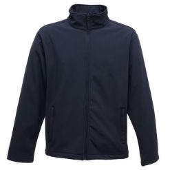 Kurtka Softshellowa Męska Lekka. Niebieskie kurtki softshell męskie Regatta, m, bez wzorów, z softshellu, bez kaptura, trekkingowe. Za 122.99 zł.