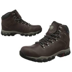 Buty trekkingowe męskie Karrimor Mendip 3 K894 Skóra. Brązowe buty trekkingowe męskie Karrimor, bez wzorów, z gumy, sportowe, bez obcasa, bez zapięcia. W wyprzedaży za 360.99 zł.