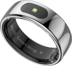 Smart RING PRO srebrny, zmierz stres, bicie serca, monitor. snu, roz .12, Powerton. Czerwone smartbandy Powerton. Za 158.60 zł.