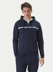 BOSS Bluza Authentic 50554785 Granatowy Regular Fit. Niebieskie bluzy rozpinane męskie Boss, m, bez wzorów, z bawełny, bez ramiączek, bez kaptura. Za 499.99 zł.