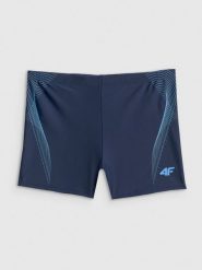 4F Kąpielówki męskie - granatowe 3XL. Niebieskie kąpielówki męskie 4f, l, bez wzorów, z materiału. Za 69.99 zł.