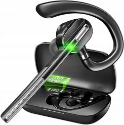 SŁUCHAWKA BLUETOOTH 5.2 BEZPRZEWODOWY ZESTAW SŁUCHAWKOWY REDUKCJA SZUMÓW. Zestawy słuchawkowe NoName. Za 190.99 zł.