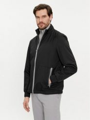 Geox Kurtka bomber Spherica M4522V T3083 F9000 Czarny Regular Fit. Czarne kurtki męskie Geox, m, bez wzorów, z syntetyku, bez ramiączek, bez kaptura. Za 459.99 zł.