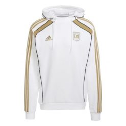 Bluza z kapturem Los Angeles FC 2024/25. Białe bluzy z kapturem męskie ADIDAS, bez wzorów, z kapturem. W wyprzedaży za 231.00 zł.