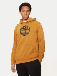 Timberland Bluza TB0A2BJHP571 Żółty Regular Fit. Żółte bluzy nierozpinane męskie Timberland, m, bez wzorów, z bawełny, bez ramiączek, bez kaptura. Za 309.99 zł.