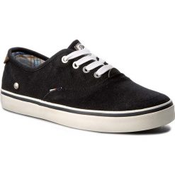 Tenisówki WRANGLER - Legend Board WM171010 Washed Black Denim 452. Czarne trampki męskie Wrangler, z denimu, eleganckie. W wyprzedaży za 169.00 zł.