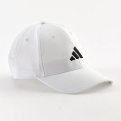 Czapka sportowa z daszkiem ADIDAS 56-58 cm. Białe czapki męskie ADIDAS, bez wzorów, sportowe. Za 79.99 zł.