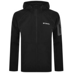 Kurtka Sportowa Z Kapturem Męska Columbia Tall Heights Softshell. Czarne kurtki softshell męskie Columbia, m, bez wzorów, z puchu, z kapturem, trekkingowe. Za 398.99 zł.