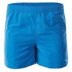 Męskie Spodenki Kąpielowe Z Logo Apeli. Niebieskie kąpielówki męskie AQUAWAVE, bez wzorów, sportowe. Za 72.99 zł.