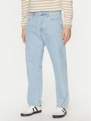 Jack & Jones Jeansy Eddie 12252646 Niebieski Loose Fit. Niebieskie jeansy męskie Jack & Jones, bez wzorów, z bawełny. Za 119.99 zł.