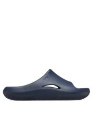 Crocs Klapki Mellow Recovery Slide 208392 Granatowy. Niebieskie klapki i japonki męskie Crocs, bez wzorów, z tworzywa sztucznego. Za 139.99 zł.