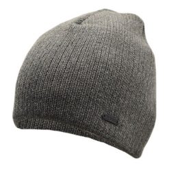 Czapka Jesienno-Zimowa Męska, Ciemna Szara Dziergana, Ciepła, Ocieplana -PAKO JEANS. Szare czapki męskie Pako Jeans, na zimę, bez wzorów, dziergany, sportowe. Za 35.00 zł.