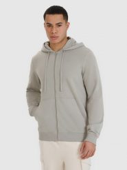 4F Bluza dresowa rozpinana z kapturem męska - szara XXL. Szare bluzy z kapturem męskie 4f, m, bez wzorów, z bawełny, z kapturem. W wyprzedaży za 99.99 zł.
