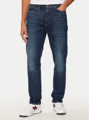 Lee Jeansy Austin 112355804 Granatowy Tapered Fit. Niebieskie jeansy męskie Lee, bez wzorów, z bawełny. Za 429.99 zł.