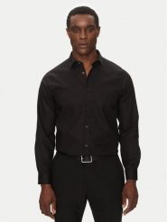 Armani Exchange Koszula XM000431 AF13131 FC041 Czarny Regular Fit. Czarne koszule męskie Armani Exchange, m, bez wzorów, z bawełny, bez kołnierzyka, bez ramiączek. Za 289.99 zł.
