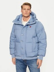 Tommy Jeans Kurtka puchowa DM0DM21145 Niebieski Regular Fit. Niebieskie kurtki męskie Tommy Jeans, m, bez wzorów, z jeansu, bez ramiączek, bez kaptura. Za 849.99 zł.