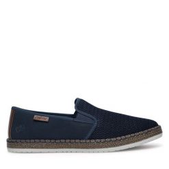 Tenisówki Rieker. Niebieskie trampki męskie Rieker, bez wzorów, bez zapięcia. Za 319.99 zł.
