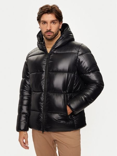 Save The Duck Kurtka zimowa D31280M LUCK19 Czarny Regular Fit. Czarne kurtki męskie Save the duck, na zimę, m, bez wzorów, z syntetyku, bez ramiączek, bez kaptura. Za 679.99 zł.