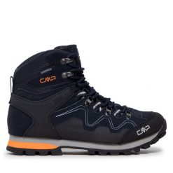 Trekkingi CMP. Niebieskie buty trekkingowe męskie CMP, bez wzorów, sportowe, bez obcasa, bez zapięcia. Za 359.99 zł.