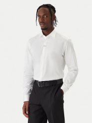 HUGO Koszula Valerio 50554768 Biały Modern Fit. Białe koszule męskie Hugo, m, bez wzorów, z bawełny, bez kołnierzyka, bez ramiączek. Za 549.99 zł.