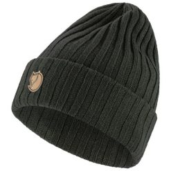 Wełniana czapka Fjallraven Byron Hat - dark olive. Zielone czapki męskie Fjällräven, bez wzorów, z wełny, sportowe. Za 214.99 zł.