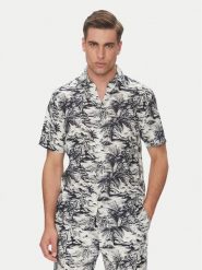 Tommy Hilfiger Koszula Vacation MW0MW38587 Granatowy Regular Fit. Niebieskie koszule męskie Tommy Hilfiger, l, bez wzorów, ze lnu, bez kołnierzyka, bez ramiączek. Za 279.99 zł.