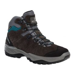 Buty trekkingowe męskie SCARPA Mistral GTX. Czarne buty trekkingowe męskie Scarpa, bez wzorów, sportowe, bez obcasa, bez zapięcia. Za 629.99 zł.