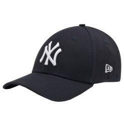 Czapka z daszkiem New Era 39THIRTY MLB NY New York Yankees 10145636 M - L. Niebieskie czapki męskie New Era, bez wzorów, sportowe. Za 99.99 zł.