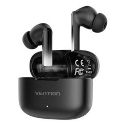 Słuchawki bezprzewodowe, Vention, NBIB0, Elf Earbuds E04 (czarne). Czarne słuchawki bluetooth Vention. Za 64.00 zł.