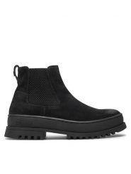 Blauer Sztyblety Iuka02 F4IUKA02/SUE Granatowy. Niebieskie sztyblety męskie Blauer, ze skóry, bez obcasa, bez zapięcia. Za 489.99 zł.