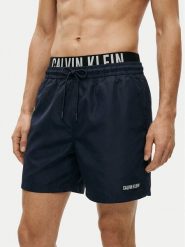 Calvin Klein Swimwear Szorty kąpielowe LV00N61015 Granatowy Regular Fit. Niebieskie kąpielówki męskie Calvin Klein Swimwear, m, bez wzorów, z syntetyku. Za 299.99 zł.