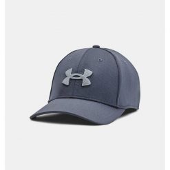 Czapka z daszkiem męska Under Armour Blitzing Cap. Szare czapki męskie Under Armour, bez wzorów, sportowe. Za 99.99 zł.