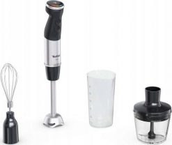 Blender Tefal Tefal HB673830 Quickchef+ 3v1 Black tyčový mixér, 1000 W, 20 rychlostí, tichý režim, kovový plášť. Blendery Tefal. Za 242.94 zł.