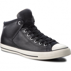 Trampki CONVERSE - Ctas High Street Hi 157472C Black/Black/Egret. Czarne trampki męskie Converse, z gumy, street. W wyprzedaży za 279.00 zł.
